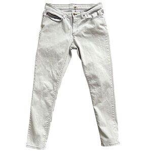 Eileen Fisher Light Gray Denim Jeans Women's size 12